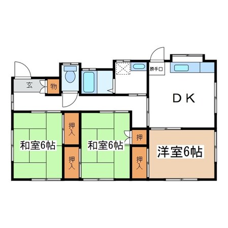 松本駅 バス20分  南浅間下車：停歩3分 1階の物件間取画像